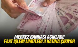 Merkez bankası açıkladı! Fast işlem limitleri 3 katına çıkıyor