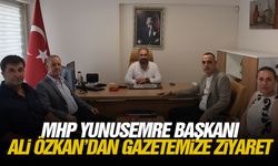 MHP Yunusemre Başkanı Ali Özkan’dan gazetemize ziyaret