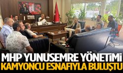 MHP Yunusemre yönetimi kamyoncu esnafıyla buluştu