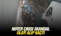Noter çıkışı skandal olay! Alıp kaçtı