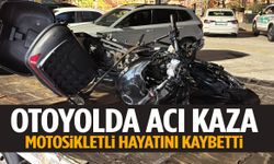 Otoyolda can pazarı! 68 yaşındaki motosikletli hayatını kaybetti