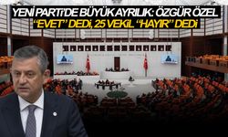 Yeni Parti’de büyük ayrılık: Özgür Özel “Evet” dedi, 25 vekil “Hayır” dedi