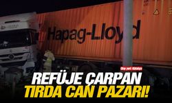 Refüje çarpan tırda can pazarı!