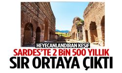 Sardes’te 2 bin 500 yıllık sır ortaya çıktı! Terk etmişler…