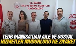 TEDB Manisa’dan Aile ve Sosyal Hizmetler Müdürlüğü’ne ziyaret!