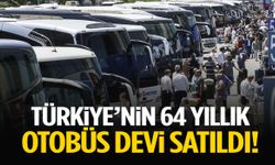 Türkiye’nin 64 yıllık otobüs devi satıldı!