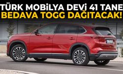 Türk mobilya devi 41 tane bedava TOGG dağıtacak!