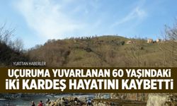 Uçuruma yuvarlanan iki kardeş hayatını kaybetti
