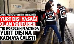 Yurt dışı yasağı vardı! YouTuber Arif Kocabıyık tır dorsesinin altında yakalandı