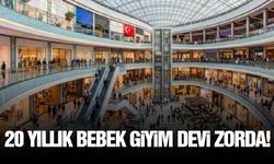 20 yıllık bebek giyim devi zorda!