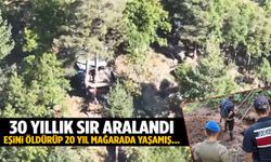30 yıllık sır aralandı! Eşini öldürüp 20 yıl mağarada yaşamış…