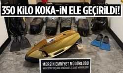 350 kilo koka-in ele geçirildi!