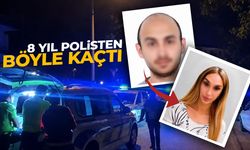 8 yıl boyunca polisten böyle kaçtı