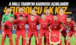 A Milli Takım’ın kadrosu açıklandı! 4 futbolcu ilk kez...
