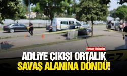 Adliye çıkışı ortalık savaş alanına döndü!