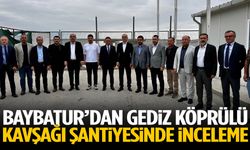 Baybatur’dan Gediz Köprülü Kavşağı şantiyesinde inceleme