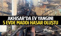 Akhisar’da ev yangını… 5 evde maddi hasar oluştu!
