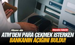 ATM’den para çekmek isterken bankanın açığını buldu!
