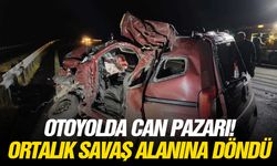 Otoyolda can pazarı! Ortalık savaş alanına döndü