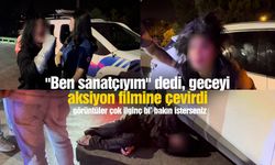 Sanatçıyım diyerek bağıran kadın gazetecilere tükürüp polise saldırdı