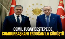 Cemil Tugay Beştepe’de Cumhurbaşkanı Erdoğan’la görüştü