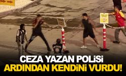 Ceza yazan polisi ardından kendini vurdu!