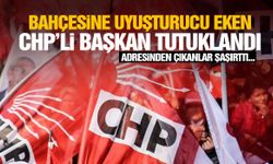 CHP’li başkanın bahçesinden uyuşturucu fışkırdı!