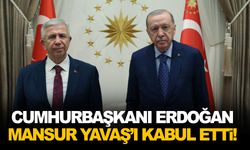 Cumhurbaşkanı Erdoğan Mansur Yavaş’ı kabul etti!
