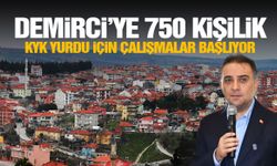 Baybatur duyurdu: Demirci’ye 750 kişilik KYK yurdu için çalışmalar başlıyor!
