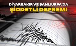 Diyarbakır ve Şanlıurfa'da şiddetli deprem