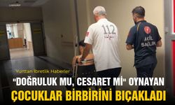 "Doğruluk mu, cesaret mi" oynayan çocuklar birbirini bıçakladı
