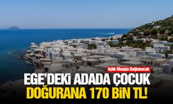 Ege’deki adada çocuk doğurana 170 bin TL!