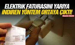 Elektrik faturasını yarıya indiren yöntem ortaya çıktı!