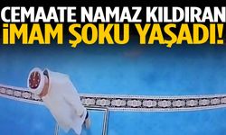 Cemaate namaz kıldıran imam şoku yaşadı!