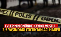 Evlerinin önünde kaybolmuştu… 2,5 yaşındaki çocuktan acı haber! Sulama havuzunda…