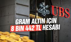 Gram altın için 8 bin 442 TL hesabı