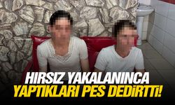 Hırsız yakalanınca yaptıkları pes dedirtti!