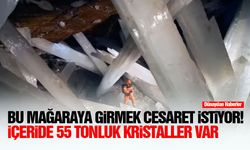 Bu mağaraya girmek cesaret istiyor!