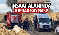 İnşaat alanında toprak kayması… İşçiyi kurtarma çalışmaları sürüyor!