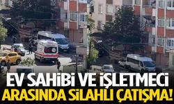 Ev sahibi ve işletmeci arasında silahlı çatışma! Çok sayıda yaralı var…
