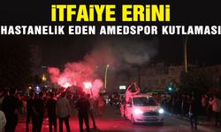İtfaiye erini hastanelik eden Amedspor kutlaması