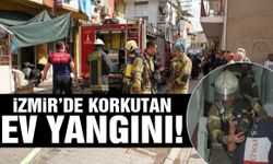 İzmir’de korkutan anlar! Alevler apartmanı sardı… 1’i çocuk 2 kişi hastaneye kaldırıldı!