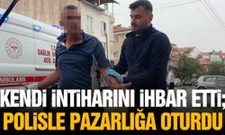 Kendi ihbarını yaptı; polisle pazarlığa oturdu