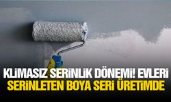 Klimasız serinlik dönemi! Evleri serinleten boya seri üretimde
