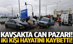 Kavşakta meydana gelen kazada 2 kişi hayatını kaybetti!