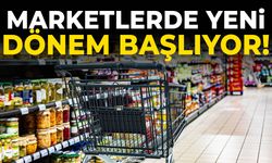 Bakanlık düğmeye bastı! Marketlerde yeni dönem başlıyor