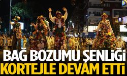 Bağ Bozumu Şenliği kortejle devam etti