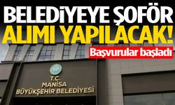 Belediyeye şoför alımı yapılacak! Başvurular başladı…