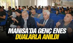 Manisa’da genç Enes dualarla anıldı