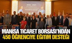 Manisa Ticaret Borsası'ndan 450 öğrenciye eğitim desteği
